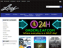 Tablet Screenshot of orderleaf.com
